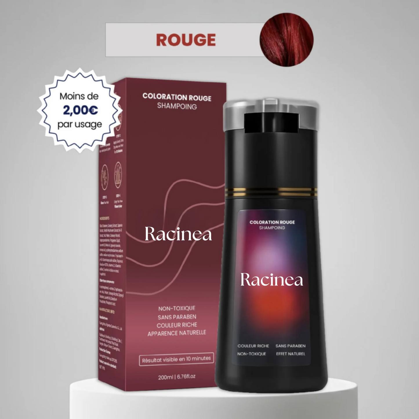 Shampoing colorant instantané