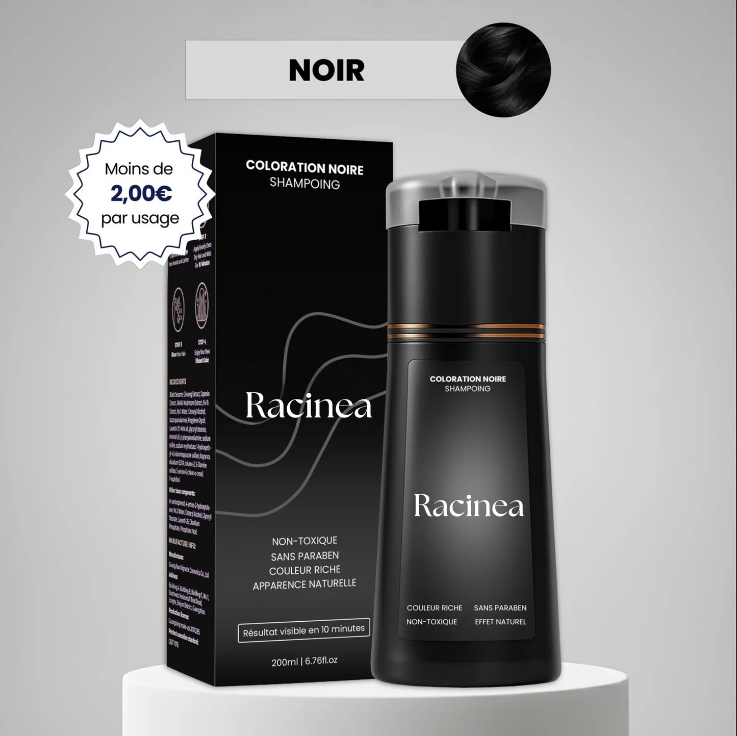 Shampoing colorant instantané